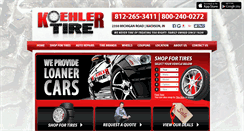 Desktop Screenshot of koehlertire.com